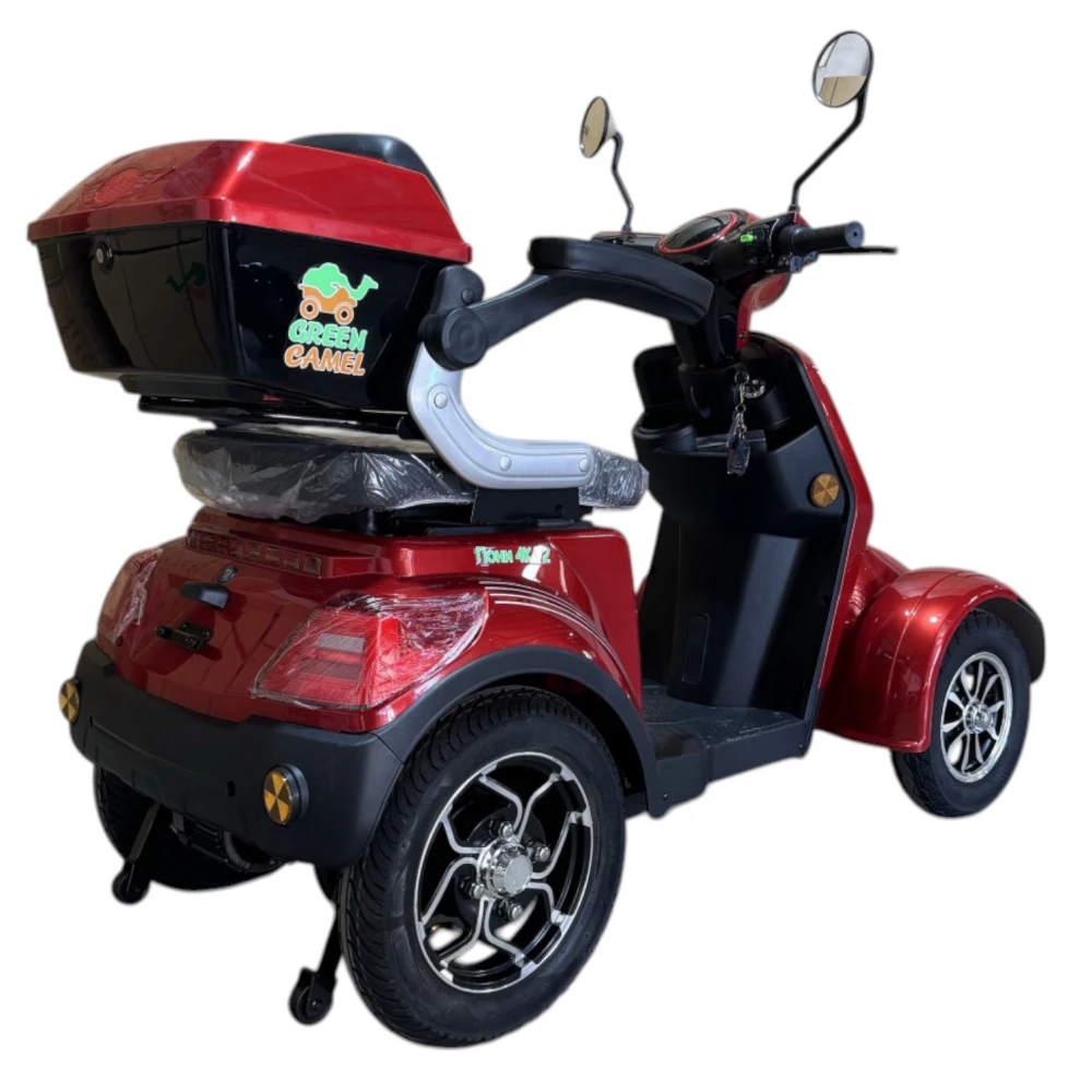 Электроскутер GreenCamel Пони 4K V2 (60V20Ah 1000W) Красный 1